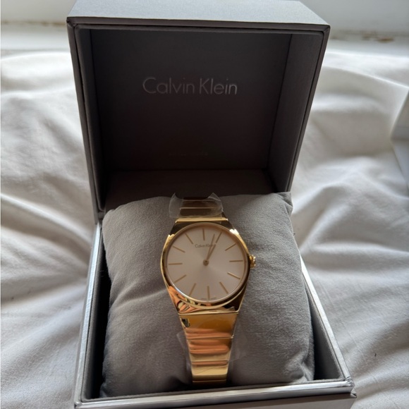 Calvin Klein Gold-Tone Watch - Picture 1 of 5